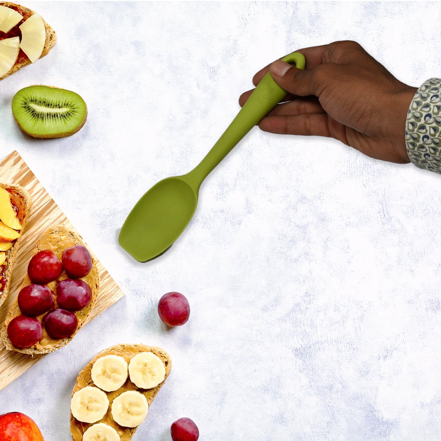 5416 Spatula BPA-Free Silicone Scrape Batters, Flip Eggs, Ice Cakes, More Dishwasher Safe & Heat Resistant Cooking, Baking. DeoDap 5416 Spatula BPA-Free Silicone Scrape Batters, Flip Eggs, Ice Cakes, More Dishwasher Safe & Heat Resistant Cooking, Baking. DeoDap